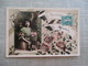 CPA FANTAISIE 20 2A CORSE SOUVENIR DE AJACCIO FEMME FLEURS ROSES - Ajaccio