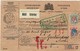 1912, Paketkarte In Die Schweiz ,mit Seltener 50 C.  9279 - Brieven En Documenten