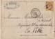 Lettre Marseille 1874 Henri Exel Bouches Du Rhône Timbre Cérès 15 Centimes Cachet Gros Chiffre 2240 - 1871-1875 Cérès