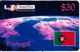 USA - Portugal, Amerivox Test Prepaid Card $30, Tirage 100, 01/95, Unused - Amerivox