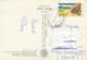 Egypt 1976 Picture Postcard To Italy With Airmail Stamp 85 M. Temples At Abu Simbel - Archeologia