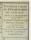 1800 (= An 8 De La République Française) :  Nouvelle Carte Du DÉPARTEMENT De L'ESCAUT Par Ph.J. MAILLARD Et Soeur. - Cartes Topographiques