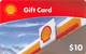 $10 Shell Gas Station Gift Card (c) 2011 - Cartes Cadeaux