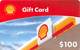 $100 Shell Gas Station Gift Card - Copyright 2013 - Gift Cards