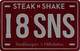 Steak N Shake Gift Card - Metallic Front - Cartes Cadeaux