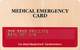 Shell MasterCard Cardmember Medical Emergency Card - Other & Unclassified