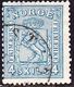 Norway 1867 4 Sk. Blue Y & T 14 - Usati