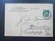 DR 1924 Holztaube Nr. 344 EF Auf Postkarte Stempel Bahnpost Weilh - AGSB Mannheimer Versicherungsgesellschaft - Briefe U. Dokumente