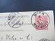 Österreich 1888 GA Weltpost Verein P 51 Stempel K1 Wien Mariahilf - In Die Schweiz. Bahnpost / Ambulant Stempel Aarau - Briefe U. Dokumente