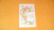 CARTE POSTALE GAUFFREE ANCIENNE CIRCULEE DATE ?.../ HEUREUSE ANNEE FLEURS...CACHETS + TIMBRE - Neujahr