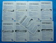 Series 81,83,86,89, Kosovo Lot Of 9 Prepaid CARD 5 EURO Used Operator VALA900 (Alcatel) *Butterfly* - Kosovo