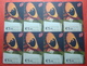 Series 1,2,3,4,5,6,7,8,, Kosovo Lot Of 8 Chip Phone CARD 5 EURO Used Operator VALA900 (Alcatel) *Turkish National Instr* - Kosovo