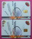 Series 007, Kosovo Lot Of 2 Chip Phone CARD 5 EURO Used Operator VALA900 (Alcatel) *Turkish National Instr* - Kosovo
