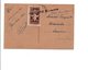 GRIFFE DE PARIS GARE SAINT LAZARE SUR CARTE SCOUTISME 1947 - Manual Postmarks