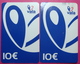 Series 8, Kosovo Lot Of 2 Prepaid Phone CARD 10 Euro Used Operator VALA900 (Alcatel) *Butterfly* - Kosovo
