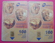 Macedonia Lot Of 2 CHIP Phone CARDS 100 Units Used Operator MT *Masks* - Macédoine Du Nord