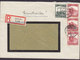 Deutsches Reich WILLI FEINE Baumester Registered Einschreiben Label GÜSTROW 1935 Cover Brief 4x Locomotive Eisenbahn - Briefe U. Dokumente