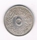 5 MILLIEMES  1924 EGYPTE /5397/ - Egypte