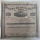 BON-351 CUBA SPAIN ACCION BANCO DE SAN CARLOS DE MATANZAS 1867 35x35 Cm - Bank & Insurance