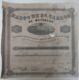 BON-351 CUBA SPAIN ACCION BANCO DE SAN CARLOS DE MATANZAS 1867 35x35 Cm - Bank & Insurance