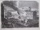 Gravure  1869 PARIS Rue Notre-Dame-Des-Champs    R VAVIN  Incendie   Des Magasins  De L Acompagnie Des Petites Voitures - Non Classés