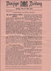 Danziger Zeitung,du 25 Et 28 Mai 1915,1,3 Et 10 Juin 1915 + Extra Blatt Du 22 Juin,   3 Scans - Sonstige & Ohne Zuordnung