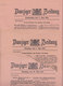 Danziger Zeitung,du 25 Et 28 Mai 1915,1,3 Et 10 Juin 1915 + Extra Blatt Du 22 Juin,   3 Scans - Sonstige & Ohne Zuordnung