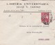 1942 COMMERCIAL COVER- LIBRERIA UNIVERSITARIA JULIO S.TARINO. CIRCULEE URUGUAY TO ARGENTINE. BANDELETA PARLANTE - BLEUP - Uruguay