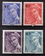 FRANCE 1944 -  SERIE  Y.T. DU N° 657 A 660 - 4 TP NEUFS** - - Unused Stamps