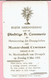 Plechtige H. Communieprentje - Marie José CUSTERS - Overpelt 1955 - Devotion Images