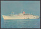 Rostock-Warnemünde FDGB Urlauberschiff "MS Völkerfreundschaft" Freundschaftsfahrt 8. - 18.10.1969, Ak Karte - Maritime