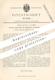 Original Patent - Steph. Quast , Aachen , 1881 , Regulator An Kraftmaschine | Motor , Motoren , Gasmotor !!! - Historische Dokumente