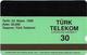 Turkey - TT - Alcatel - 3rd Anniversary Of TT - N-0024, 30U, 1998, 50.000ex, Used - Turkey