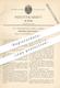 Original Patent - Ch. F. Pietschmann & Söhne , Berlin , 1882 , Monophon | Musik - Spielzeug | Spieluhr , Musikwerk !!! - Historical Documents