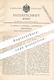 Original Patent - W. Lefeldt & Lentsch , Schöningen , 1891 , Kühlvorrichtung | Kühlung | Kühlraum , Kühlschrank !!! - Documenti Storici