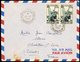 1955 N° 322 Paire Obl C-à-d Hexagonal Pointillé D'agence Postale "STATION - ALAOTRA MADAGASCAR 26/10/55". TB - Covers & Documents