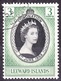 LEEWARD ISLANDS 1953 3c Black & Green Coronation SG125 FU - Leeward  Islands