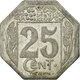 Monnaie, France, Société Des Commerçants, Royan, 25 Centimes, 1922, TTB - Monétaires / De Nécessité
