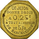Monnaie, France, Au Gagne Petit, Rue Joinville, 63, Laval, 0.25 Centimes, SUP+ - Monétaires / De Nécessité