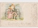 3 Cartes Fantaisie  / Couple ; Grand Chapeau - Koppels