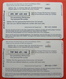 Serie BW-62-0,1..., German Army In Kosovo Lot Of 2 Prepaid Phone CARD 25 Euro Used Operator KBIMPULS *Satellite* - Kosovo