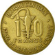 Monnaie, West African States, 10 Francs, 1990, Paris, TB+, Aluminum-Bronze - Côte-d'Ivoire