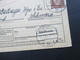 Deutsches Reich Auslandspaketkarte 1931 Stuttgart über Schaffhausen Nach Burgdorf Zollstempel Nr. 420 Senkr. 3er Streife - Briefe U. Dokumente