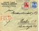 56   Allemagne - FRANKEINSTEIN In SCHLES. à  BERLIN De  Adolphe VOGEL- ENVELOPPE RECOMMANDEE - -1906 2 TIMBRES - Briefe U. Dokumente