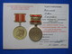 Soviet Russian USSR: Lenin 100 Anniversary Medal With Personal Certificate / Document, 1970 - Associations