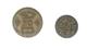 Monnaie , Maroc , 50 Centimes 1945/1364 , 20 Francs 1371 ,2 Scans , LOT DE 2 MONNAIES - Marocco