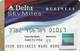 American Express Delta SkyMiles Business Sample Card (blank Reverse) - Krediet Kaarten (vervaldatum Min. 10 Jaar)