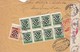 Croatia 1941 WWII NDH R- Letter To Germany Franked With Provisory Stamps, Rare Postmark STUDENCE - Croatia