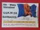 POSTAL POST CARD QSL RADIOAFICIONADOS RADIO AMATEUR INTERNATIONAL DX GROUP BARBADOS KILO - WHISKY DÜLMEN GERMANY FLAG... - Otros & Sin Clasificación