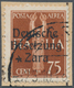 Dt. Besetzung II WK - Zara: 1943, 75 C Schwärzlichbraunorange Flugpostmarke, Aufdruck Type I, Gebrau - Besetzungen 1938-45